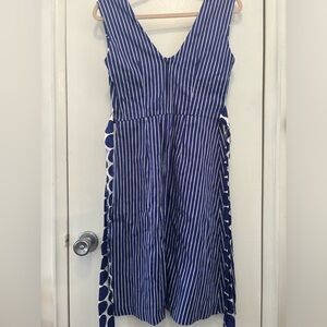 50’s inspired mod tie-waist dress with back zipper  - made in Canada